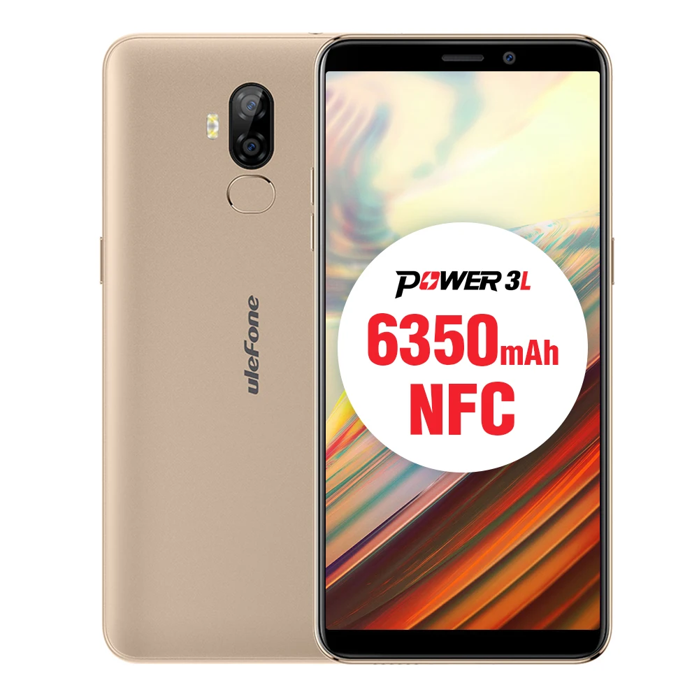 Ulefone Power 3L смартфон с 5 дюймовым дисплеем четырёхъядерным процессором MTK6739 ОЗУ 2 Гб