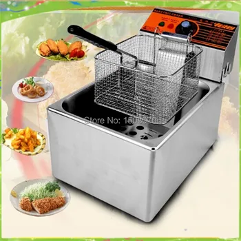 

free shipping Commercial electric frying pan cast iron frying pan for Spiral Tornado twist potato chips chicken