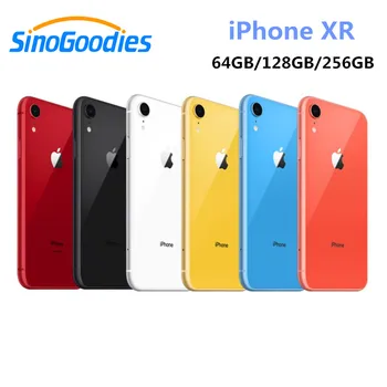 

New Apple iPhone XR Unlocked Original Mobile Phone Full Screen Face ID 4G LTE 6.1" Hexa-core 12MP&7MP 3GB ROM 64GB/128GB/256GB