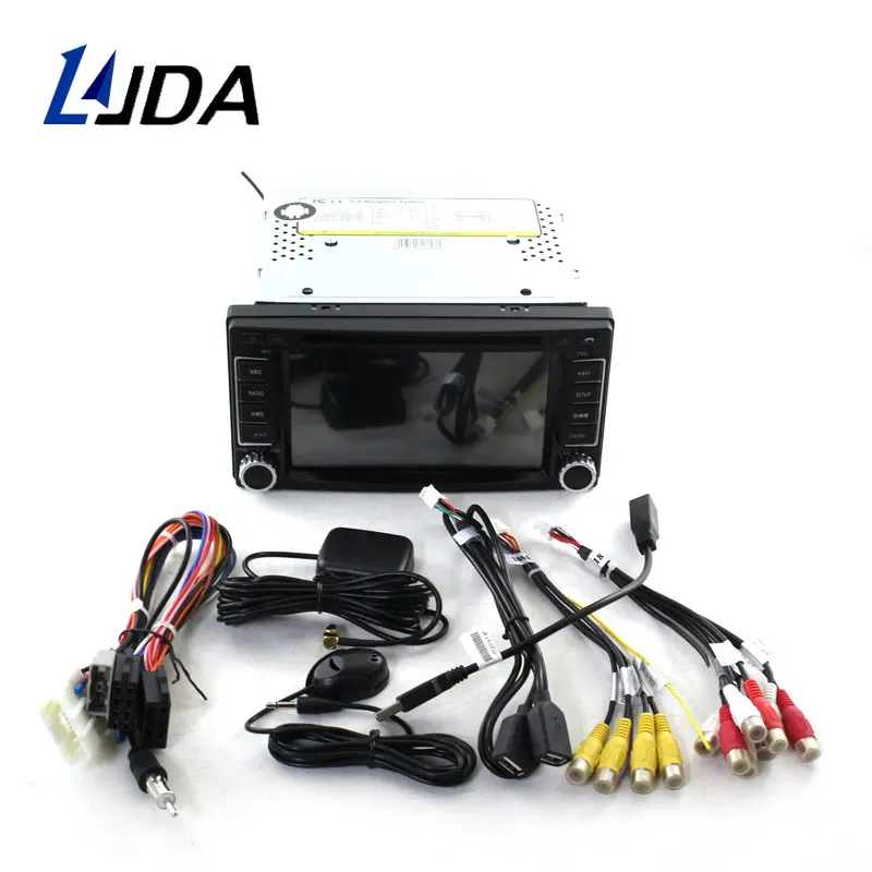 Discount LJDA 2 Din Android 9.1 Car DVD Player For Subaru Forester Impreza 2008-2011 Wifi GPS Navi Radio 2G RAM Stereo Audio Multimedia 3