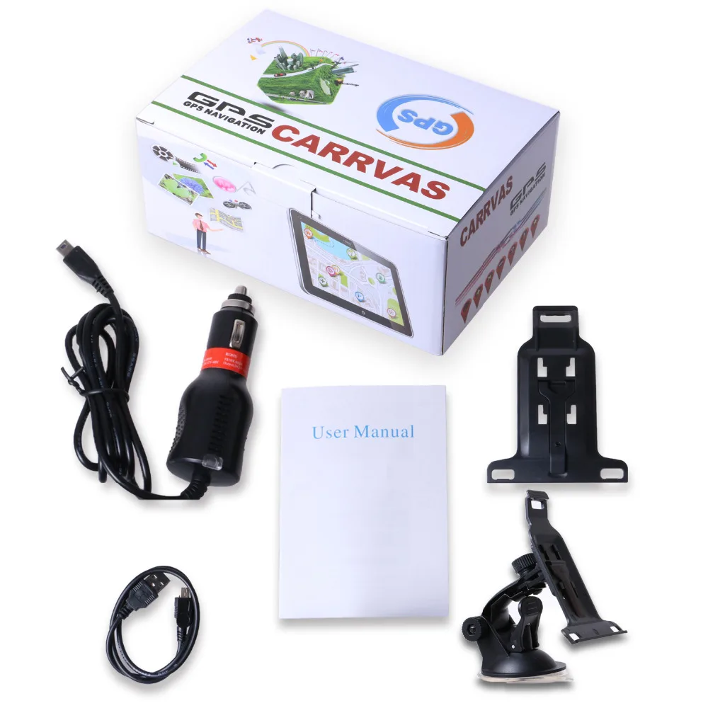 Carrvas 7 Inch Car Gps Navigation Bluetooth Avin 256mb 8gb Full Europe Usa Russia Navitel Navigator Sat Nav Truck Vehicle Gps Car Gps Navigation Gps Navigationnavitel Navigator Aliexpress