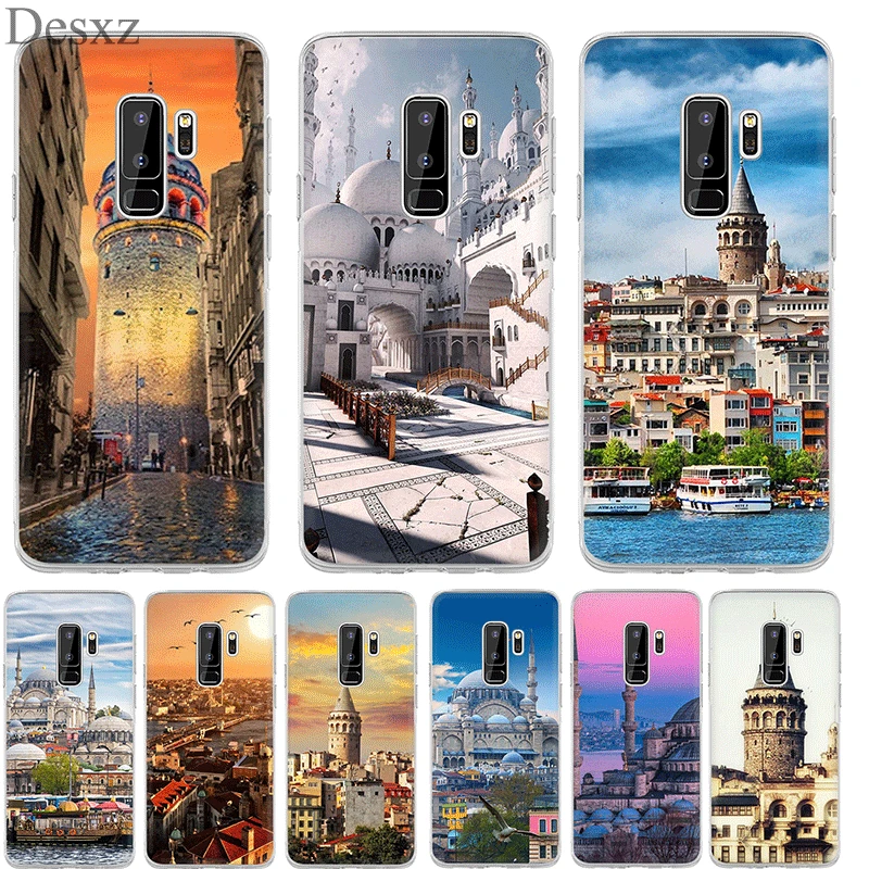 Чехол для телефона Турция Стамбул Sceneary Building Cover Samsung Galaxy S3 S4 S5 S6 S7 S8 S9 Edge Plus Note 8