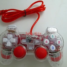 Полезный светодиодный проводной джойстик usb для контроллера microsoft кристально-белого цвета с светодиодный подсветкой