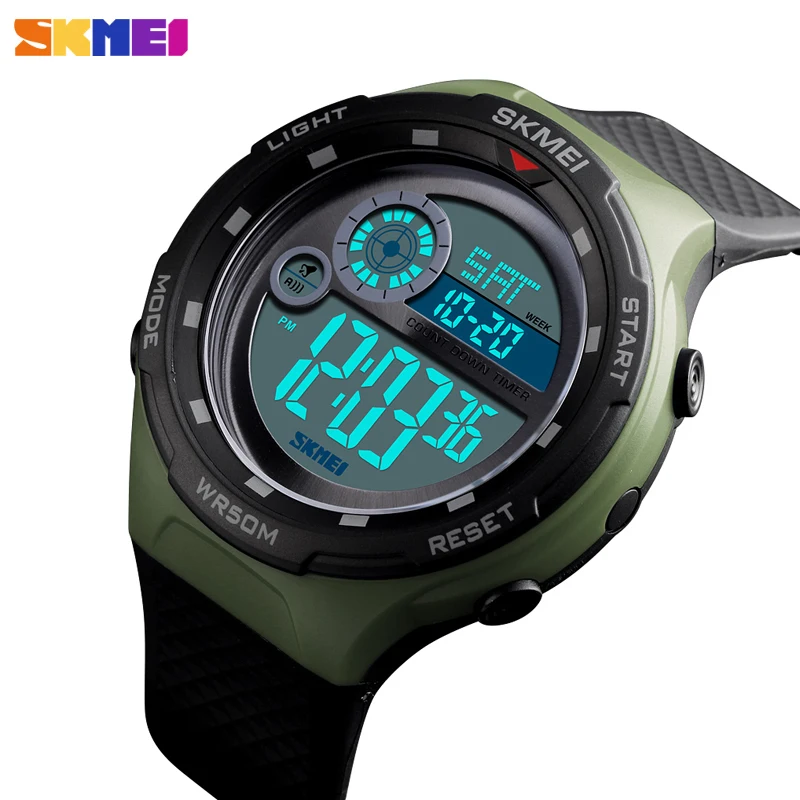 

Men Watch Waterproof Stopwatch Chronograph Sport Wristwatch Fashion Luxury Luminous Electronic Bracelet Men's Watch Alarm Clock