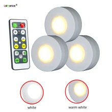 Беспроводной датчик касания с регулируемой яркостью светодиодный под шкафами Светодиодные шайбы для шкафов шкаф Лестницы прихожей теплый белый ночник