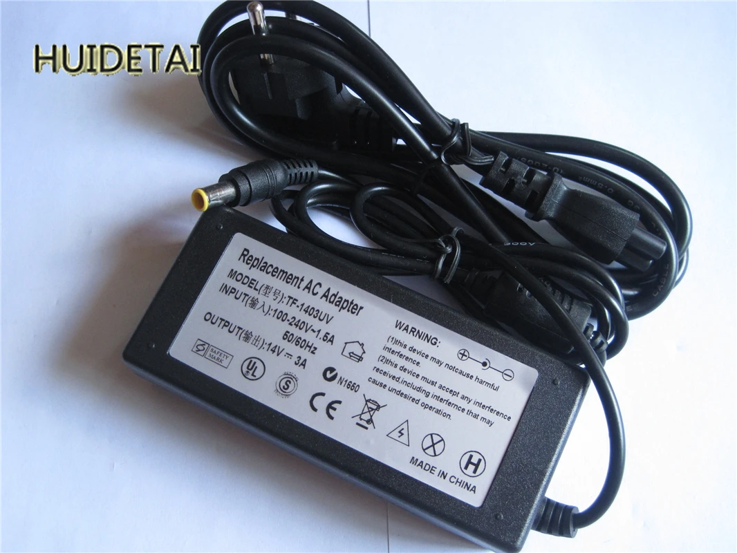 

14V 4A AC Adapter Power For Samsung SyncMaster 770TFT 17" LCD Monitor Free Shipping
