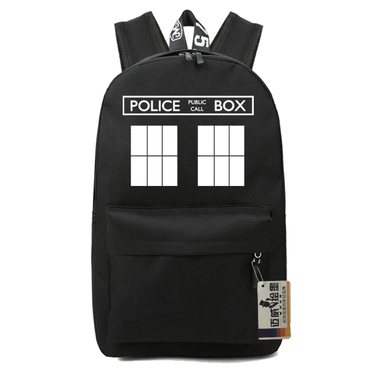 

Doctor Who Kids School Bags Book Children Backpacks Cartoon Bag Teenages Fashion Nylon Shoulder Bagpack Students Travel Bags