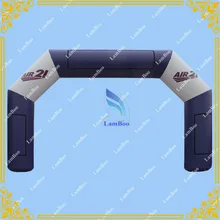 10 м Span надувная фиолетовая Арка с вашим логотипом надевается с крюком и петлей 6 м высокая большая арка коммерческого качества