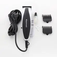 Kemei KM-08-51 черный+ белый ABS 220-240 В 50 Гц электрическая бритвенная головка Парикмахерская Машинка для стрижки волос Прямая поставка