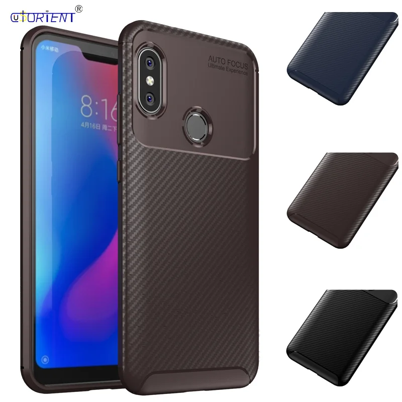 cheap Xiaomi Redmi 6 Pro Bumper Case for Xaomi Xiomi A2 Lite Carbon Fiber Shockproof Phone Cover Xiaomi Red Mi 6 Pro Mi A2 Lite Funda