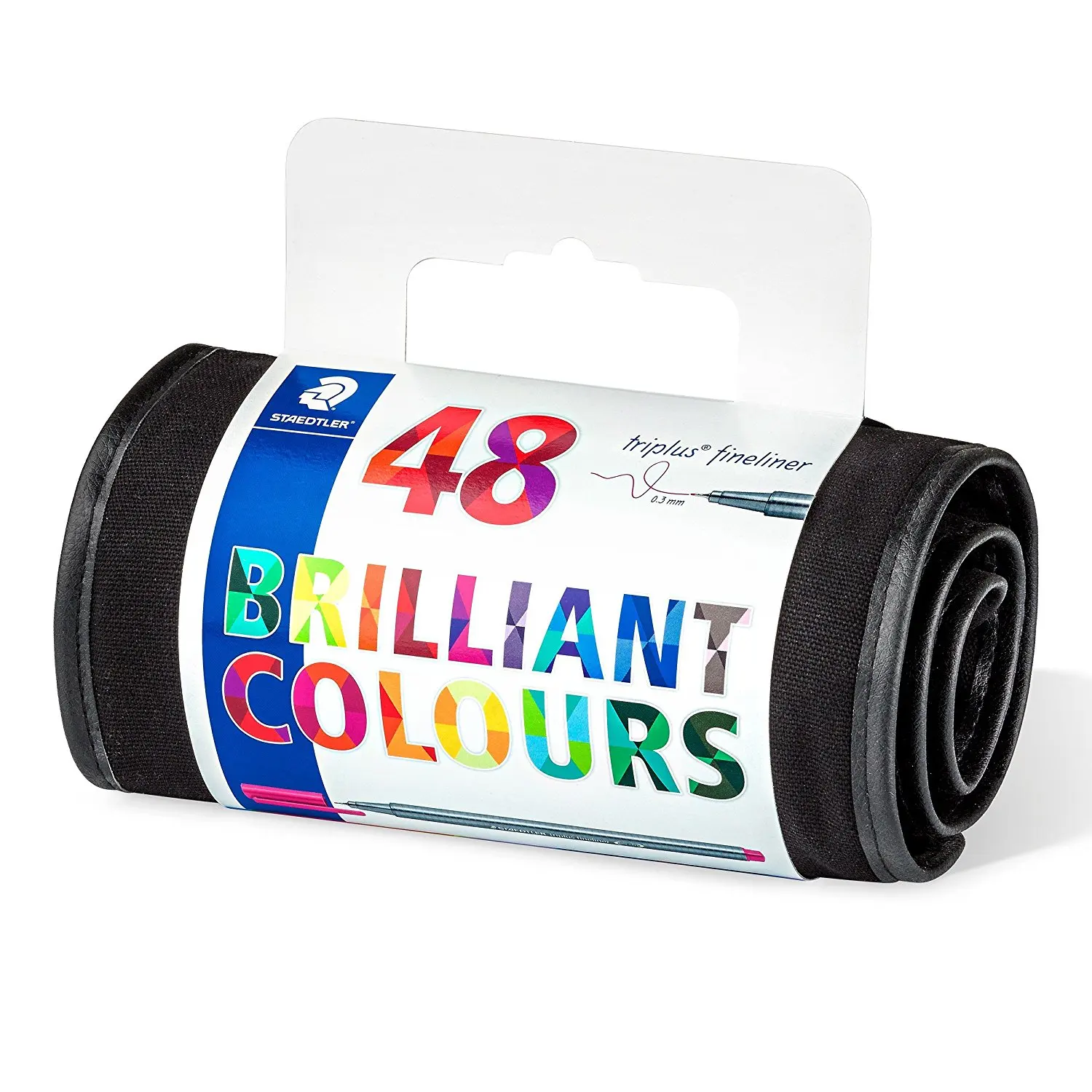

Staedtler 334 Triplus Fineliners Roll-Up Set Assorted Colours - Pack 48