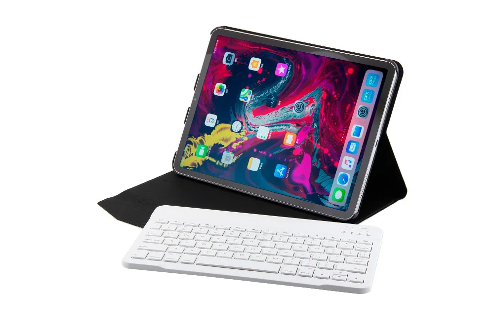 Russian/Hebrew/Spanish Wireless Bluetooth Keyboard Stand Leather Magnet Smart Cover Funda Case For Apple iPad Pro 11 2018 Tablet |