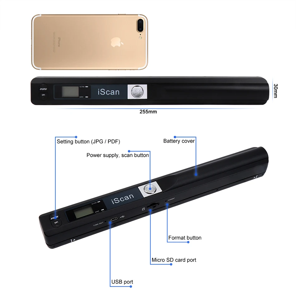 IScan البسيطة المحمولة 900 ديسيبل متوحد الخواص USB المحمولة وثيقة A4 ماسح كتاب JPG/PDF تنسيق وثيقة A4 صورة Iscan ماسحة مع شاشة الكريستال السائل IScan البسيطة المحمولة 900 ديسيبل متوحد الخواص USB المحمولة وثيقة A4 ماسح كتاب JPG/PDF تنسيق وثيقة A4 صورة Iscan ماسحة مع شاشة الكريستال السائل