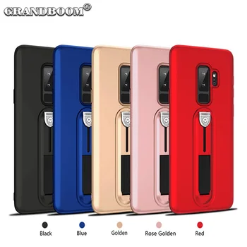 

500pcs Shockproof TPU Rugged Hybrid Armor Case For Samsung S9 S8 Plus S7 Edge Note 8 A8 Plus A7 A5 J7 5 3 Hidden Kickstand Cover