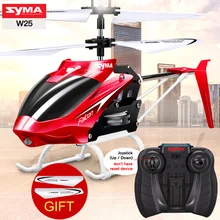 SYMA W25 RC Helicopter Aircraft 2CH Shatterproof Remote Control Copter Helicopter Built Gyro Radio Mini Drones Indoor Kid Funny