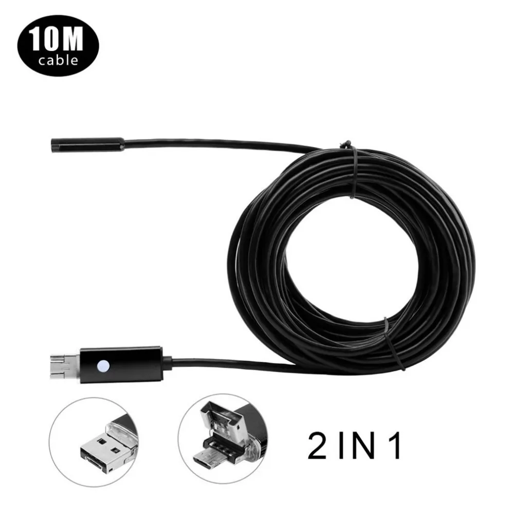 

8.0mm 10M Endoscope USB Waterproof Borescope Inspection Camera For Android