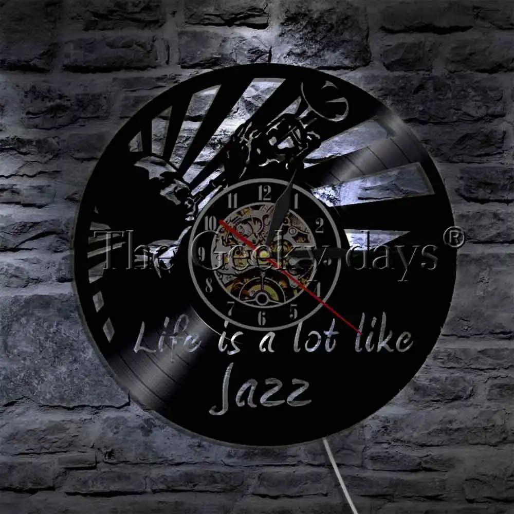 Life Is A Lot Like Jazz настенные часы Band виниловая пластина классический джаз музыка