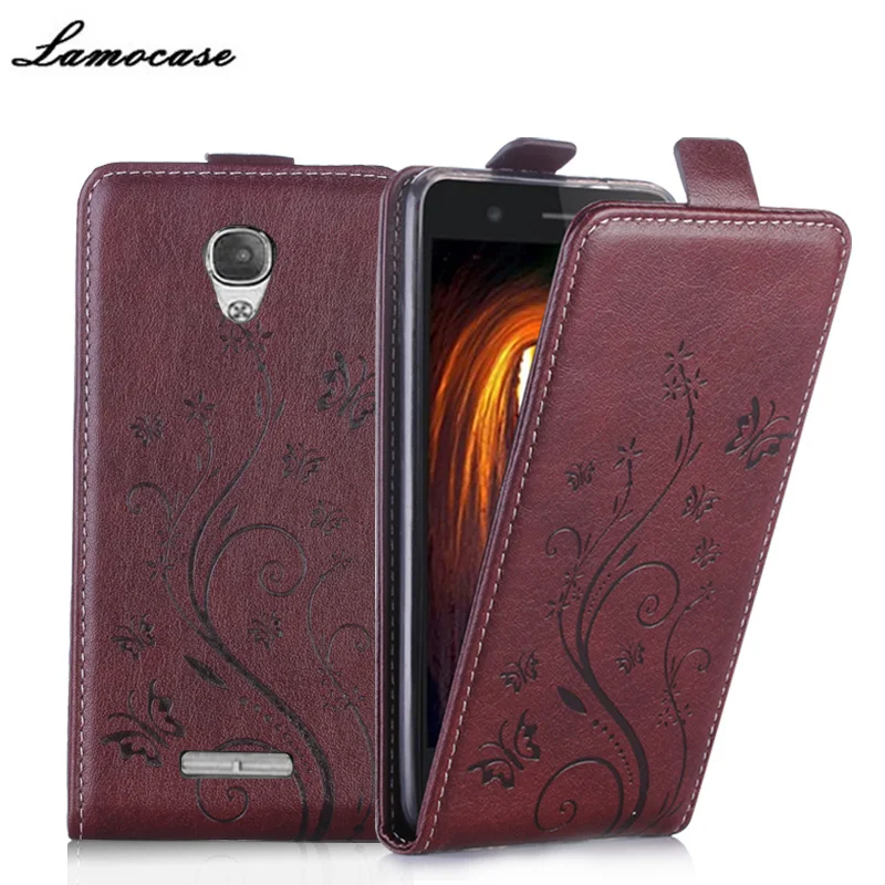 Filp J & R Кожаный чехол для Alcatel One Touch Pop 4 5 0 5051D 5051X Вертикальный магнитный телефона |