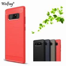 For Case Samsung Galaxy Note 8 Case Soft TPU Brushed Wolfsay Fundas sFor Case Samsung Galaxy Note 8 N950F Cover Note 8 Coque