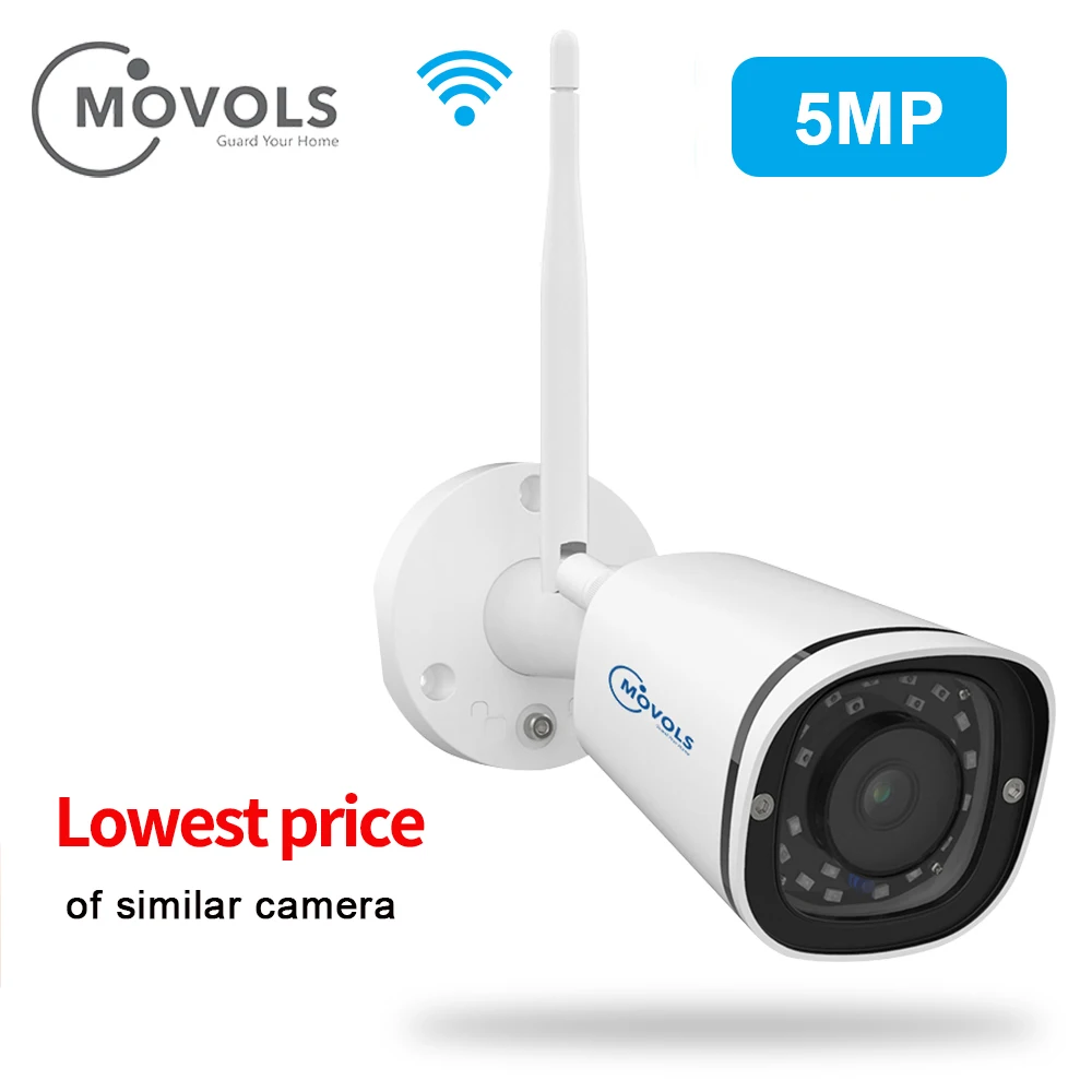 

MOVOLS 5MP IP Camera Wifi Outdoor Wireless 2.4G 5G IP Cameras Wifi Onvif Smart IR CCTV Camera Outdoor waterproof CCTV Cameras