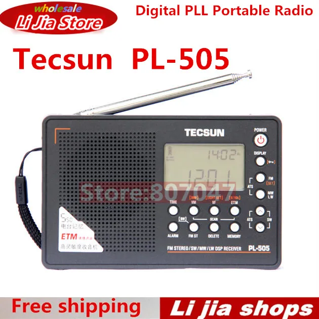 

TECSUN PL-505 Digital PLL Portable Radio FM Stereo/LW/SW/MW DSP Receiver