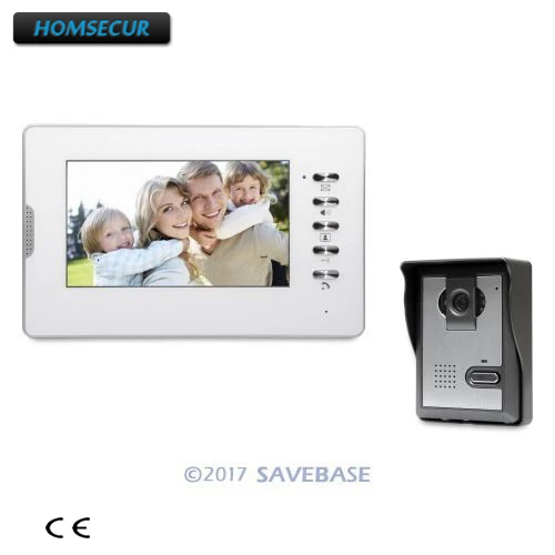 

HOMSECUR 7" Wired Video Door Entry Security Intercom with Intra-monitor Audio Intercom