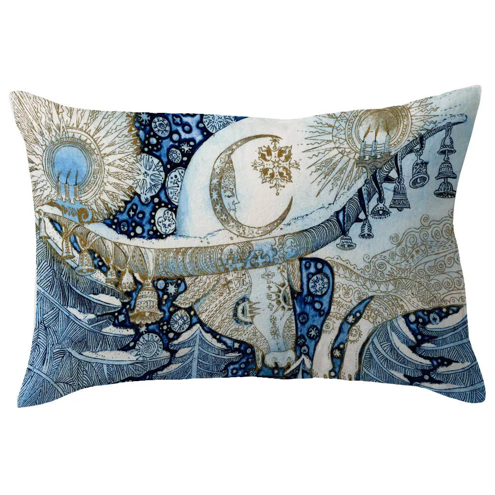 

Linen pillow covers pillow case 30*50 Merry Christmas Linen Pillow Cases Rectangle Cover Home fundas para cojin