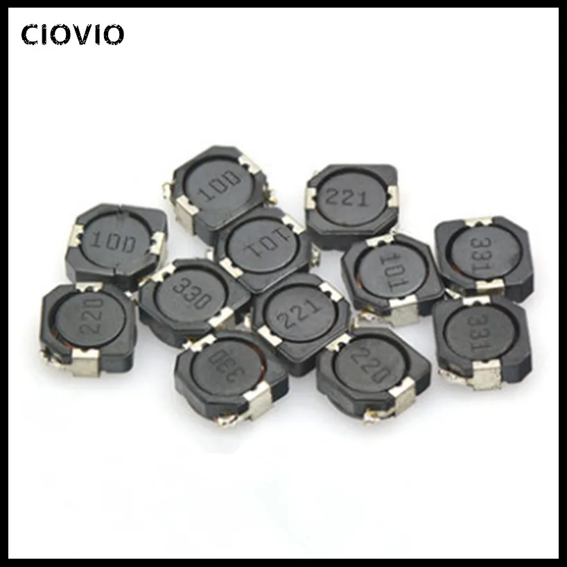 50 шт./лот SMD Силовые индукторы CDRH104R CD104R 10*10*4 мм 2.1A 1.5UH 2.2UH 3.3UH 4.7UH 6.8UH 10UH 22UH 33UH 47UH 68UH 100UH