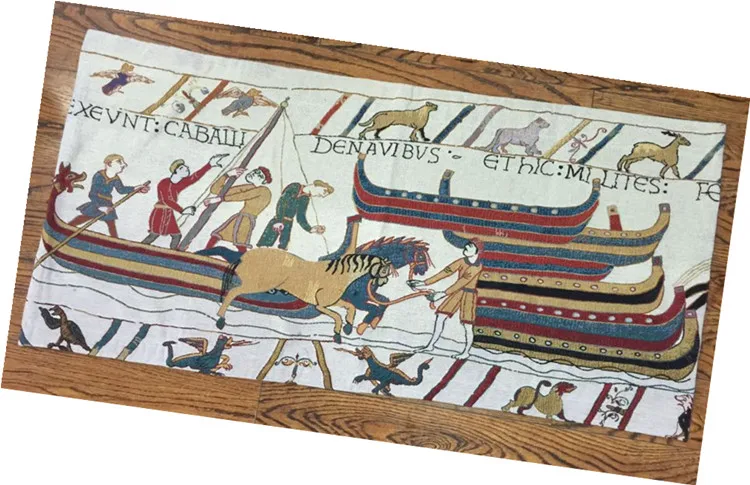 80*140 см Bayeux Гобелен(la reine Mathilde) настенный гобелен средневековая настенная подвесная Гобеленовая декоративная Гобеленовая декорация для дома