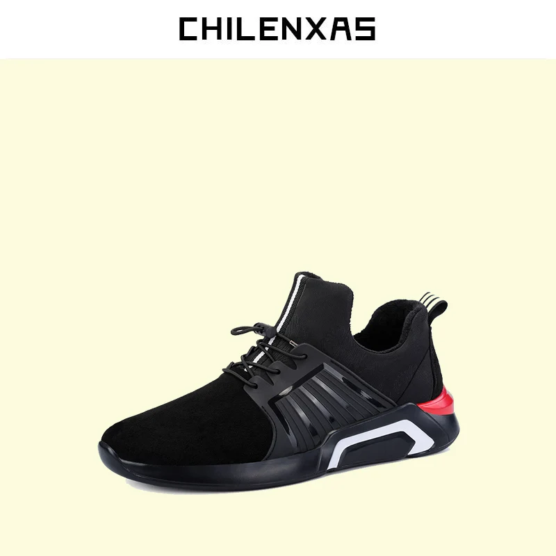 

CHILENXAS 2017 Mesh Air Leather Shoes Men Casual Breathable Fashion Solid Lace-up Spring Autumn Comfortable Light Hard-wearing