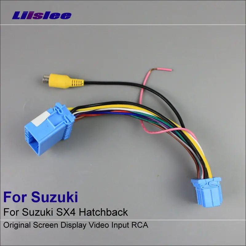 

Liislee Original Video Input Switch RCA Adapter Connector Convertor Wire Cable For Suzuki SX4 Hatchback Rear View Camera