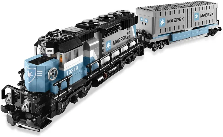 

Genuine Technic Ultimate Series The Maersk Train Model Building Block 1234pcs Bricks Toys Gift Compatible With Legoings 10219