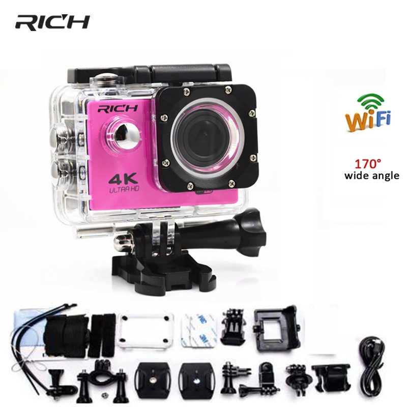 

1080P Action camera Wifi 2.0 LCD 170D HD Sport Cameras outdoor DV Helmet Camcoder waterproof sports cam F60