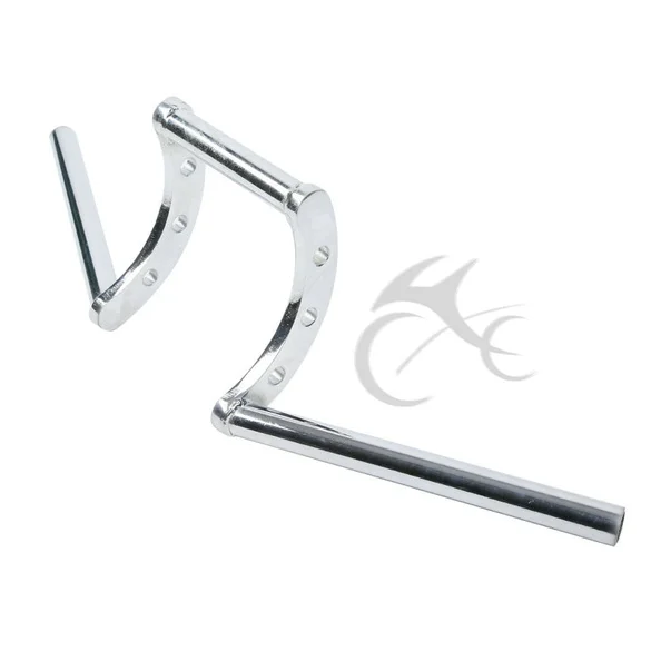 

Chrome Drag Motorcycle Handlebar 1" Z Bar For Harley Custom Chopper Bobber XL