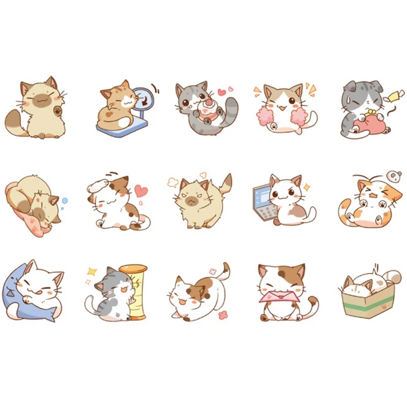 

Top Sale Sticker 45 Pcs/Pack Akita Dog Cute Diary Flower Stickers Stationery Sticker Childent Supplies Paper Sticker