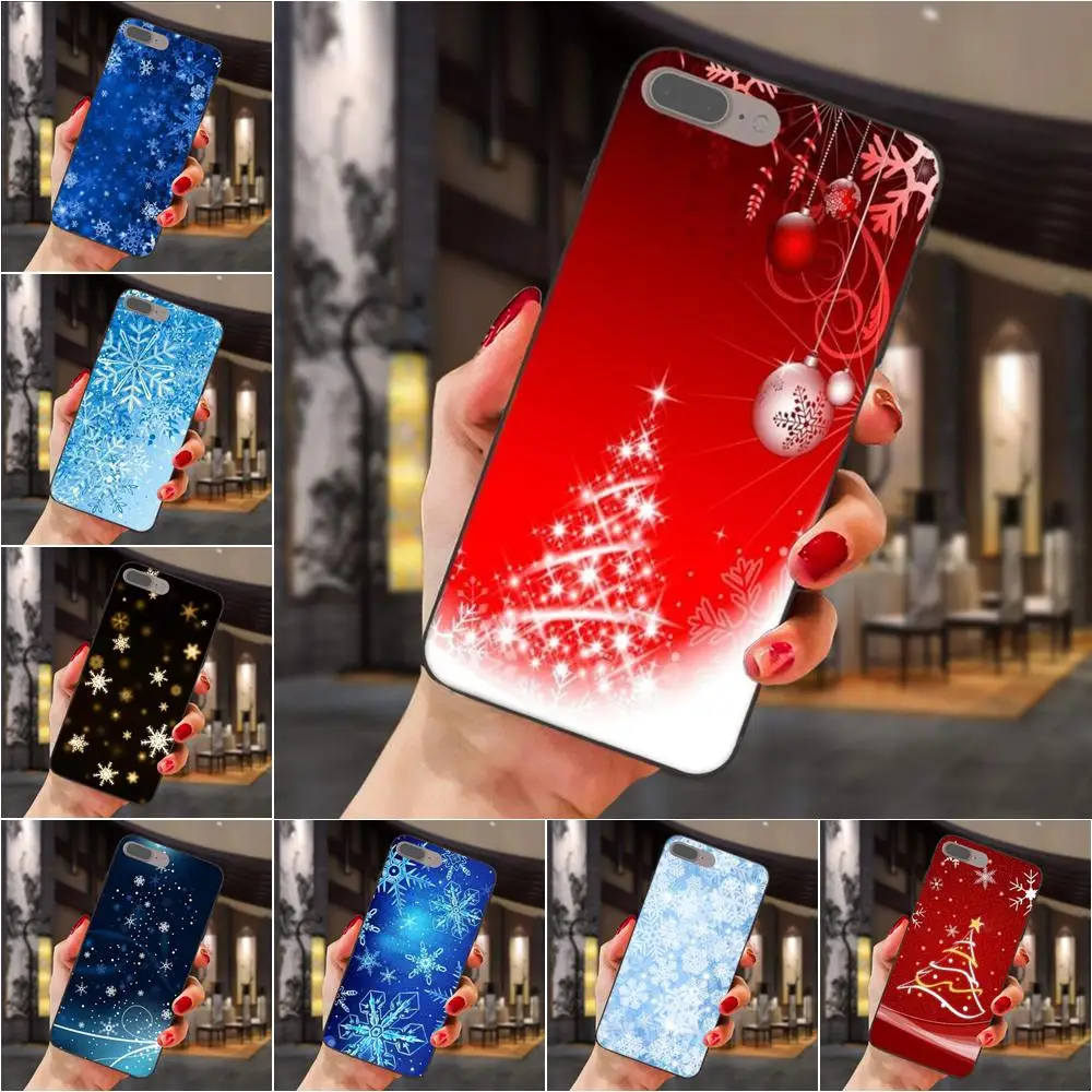 Рождество снежинка олень новый год для Huawei Y3 Y5 II Y6 Y7 Y9 nova 2 Plus 2S 3i 4 4e Lite Prime 2017 2018