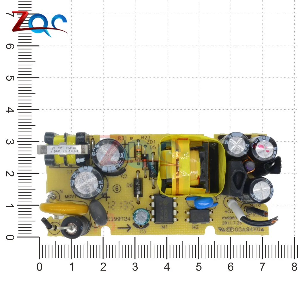 AC-DC 5V 2A 2000mA Переключатель Импульсный источник питания модуль для замены/ремонта светодиодный источника питания доска