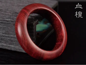 

Koraba Fine Jewelry 60mm High Grade Wood Bracelet, Natural Blood Sandalwood Hand-carved Bracelet Free Shipping