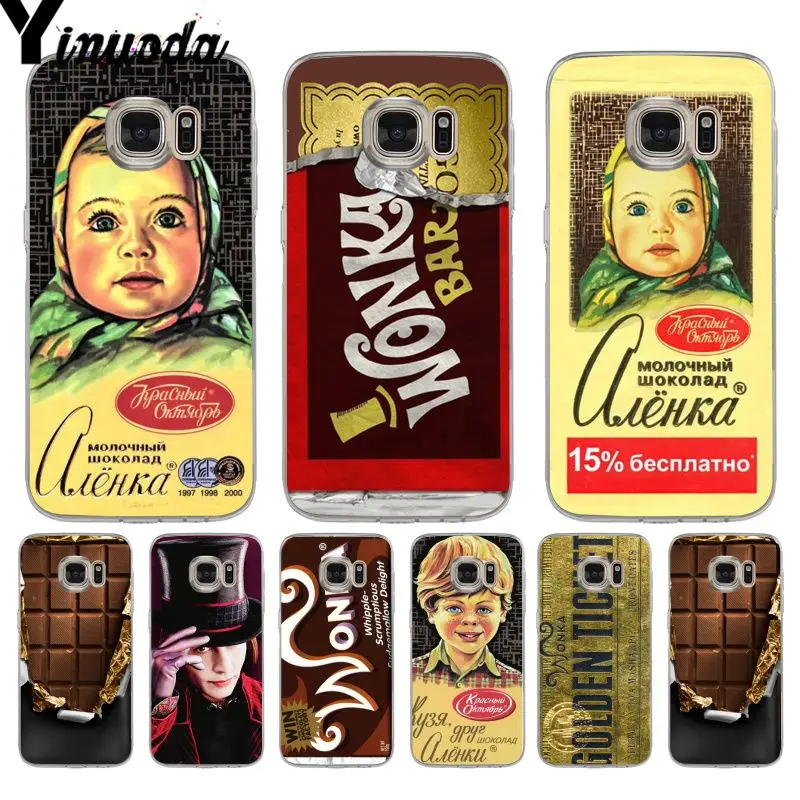 

Yinuoda alenka bar wonka chocolate Printing phone Cover Case for samsung galaxy S9 plus S7 edge S6 edge plus S5 S8 plus case