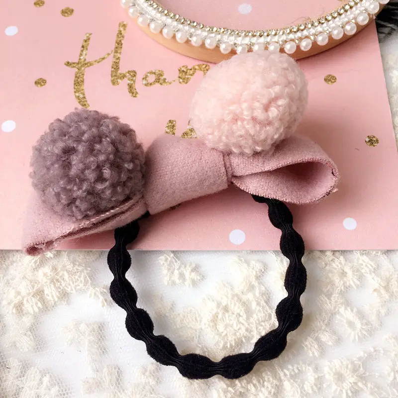 Korea Hair Accessories Colorful Ball Pearl Hair Ring Rubber Headband For Women Head Wear Hair Accessoires Hair Bows -c Korea Hair Accessories Colorful Ball Pearl Hair Ring Rubber Headband For Women Head Wear Hair Accessoires Hair Bows -c
