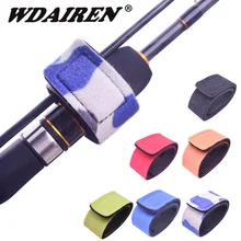 1 pièces nouveaux outils de pêche tige cravate sangle ceinture matériel élastique enveloppement bande support pour mât accessoires plongée matériaux antidérapant