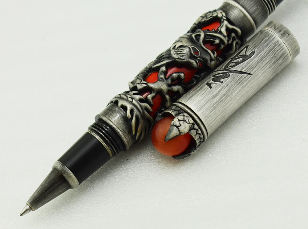 جديد Jinhao Dragon King Vintage قلم الكرات الدوّار...