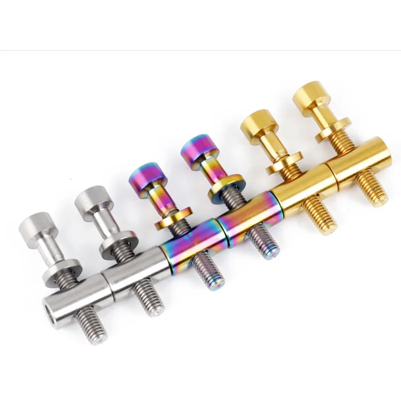 

1PCS Bike Seat Post Fixed Bolts Titanium Alloy MTB Saddle Screw M5*30/40mm Thread Diameter 14mm Inner Head Size 4mm