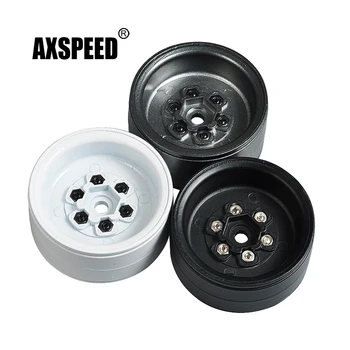 

4PCS Metal Alloy 1.9 Inch Beadlock Wheel Rim for 1/10 RC Crawler Traxxas Axial SCX10 90046 D90 1.9'' Wheel Hub