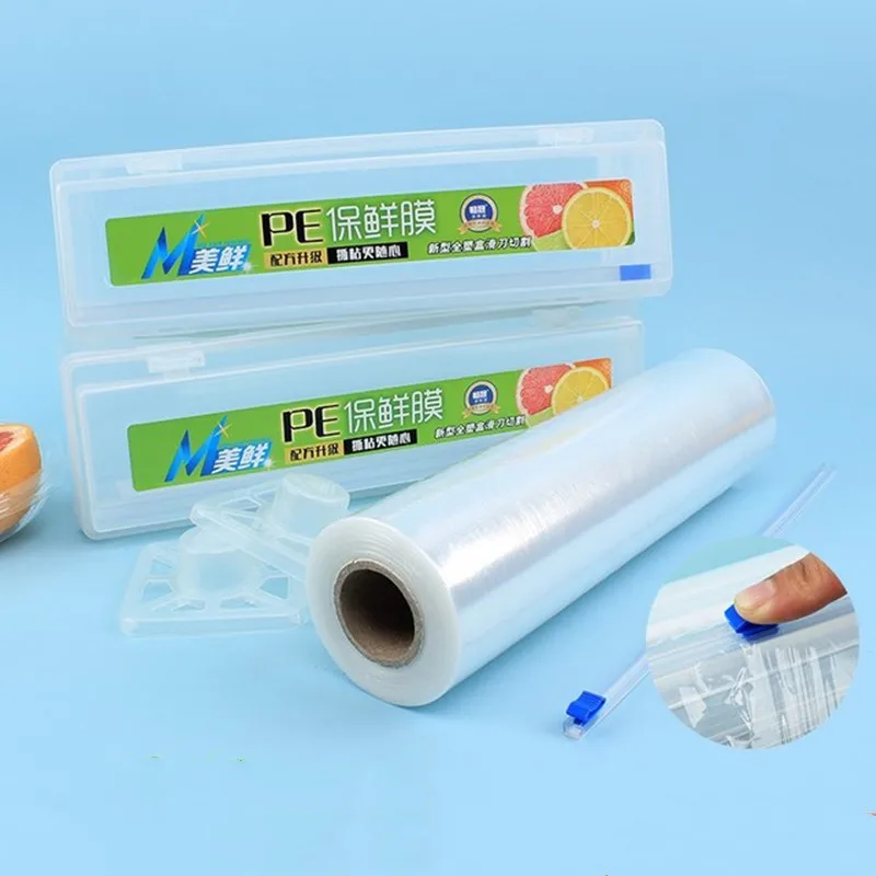 Large Cling Film Knife Waterproof Antifouling Plastic Wrap Dispenser Holder Foil and Cling Film Cutter Kitchen Tools (5)