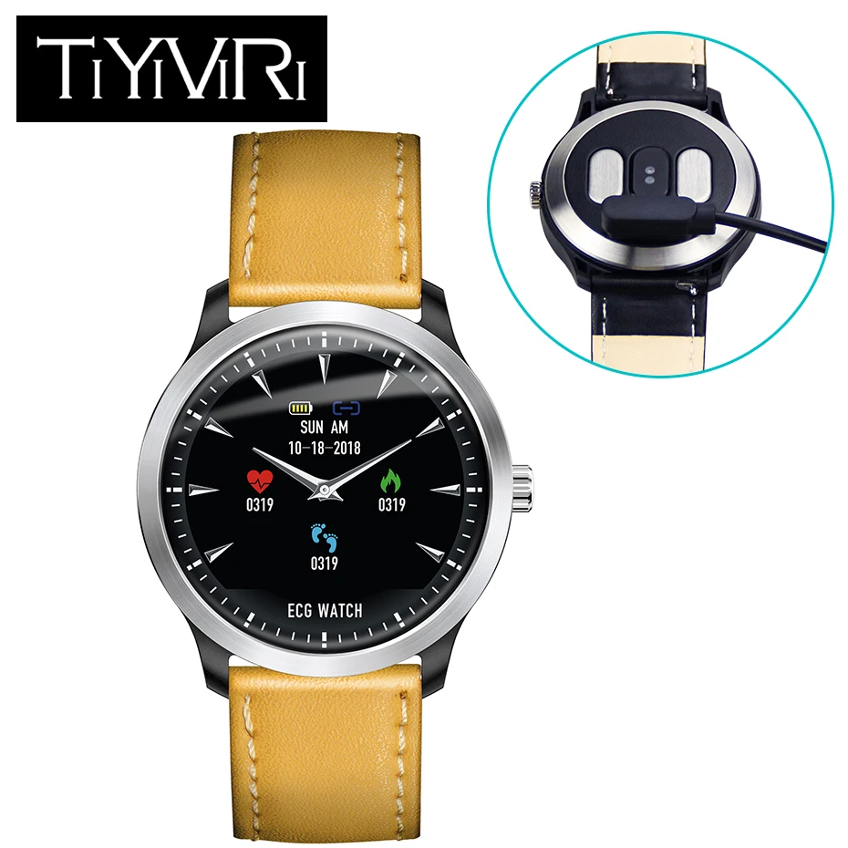 

ECG Smart Watch Electrocardiogram Measurement Heart Rate Monitor Pedometer Fitness Watch Waterproof 3D UI Bracelet Smartwatch