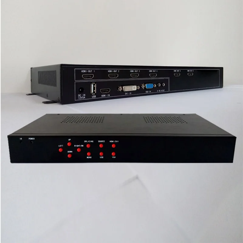 3x2 video wall processor for video wall displays hdmi dvi vga usb input hdmi output