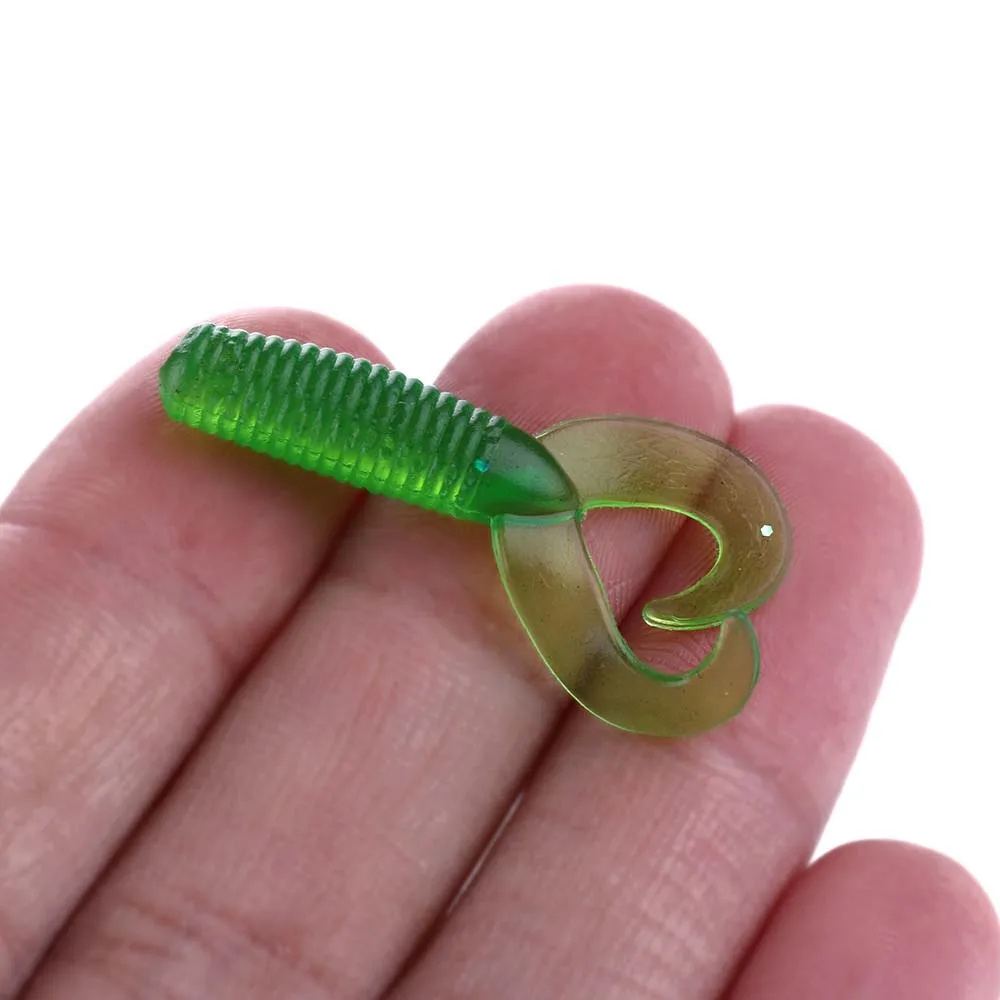 

20pcs 3.5cm Fishing Lures Artificial Soft Tail Bait Pesca Wobblers Soft Silicone Bait