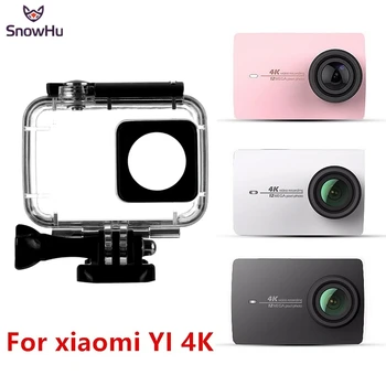 

SnowHu Diving 45m Waterproof Case for Xiaoyi YI Sports Camera II 2 Case Xiaomi YI 4K Action Camera 2 Protective Housing GP300