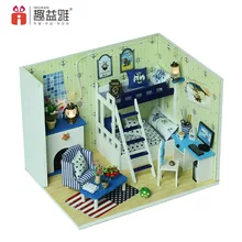 IiE создать творческие 3D кукольные домики Diy Модель игрушки кукольный дом Миниатюрный Diy кукольный домик Miniatura набор игрушка для детей подарок